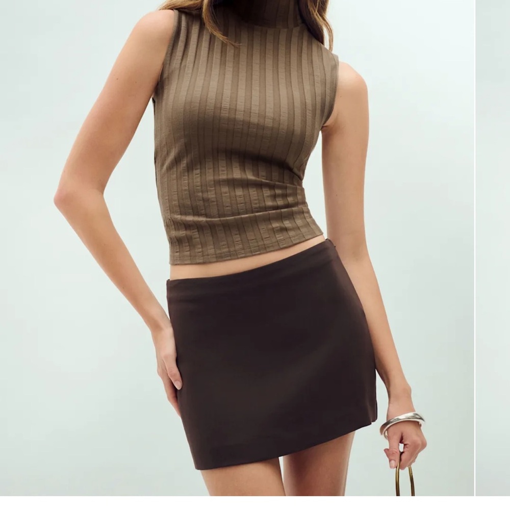 Reformation Carla Mini Skirt